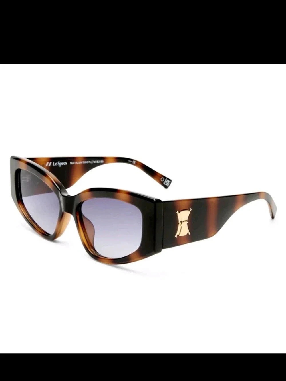 Le Specs Ombre Tortise Sunglasses Retail $99 NWT-revolve-banana-ray ban